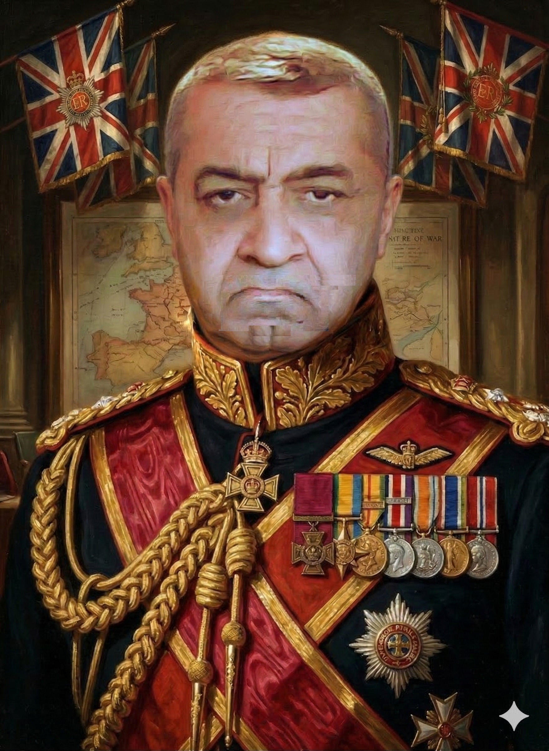 mock uniform - british fan fare